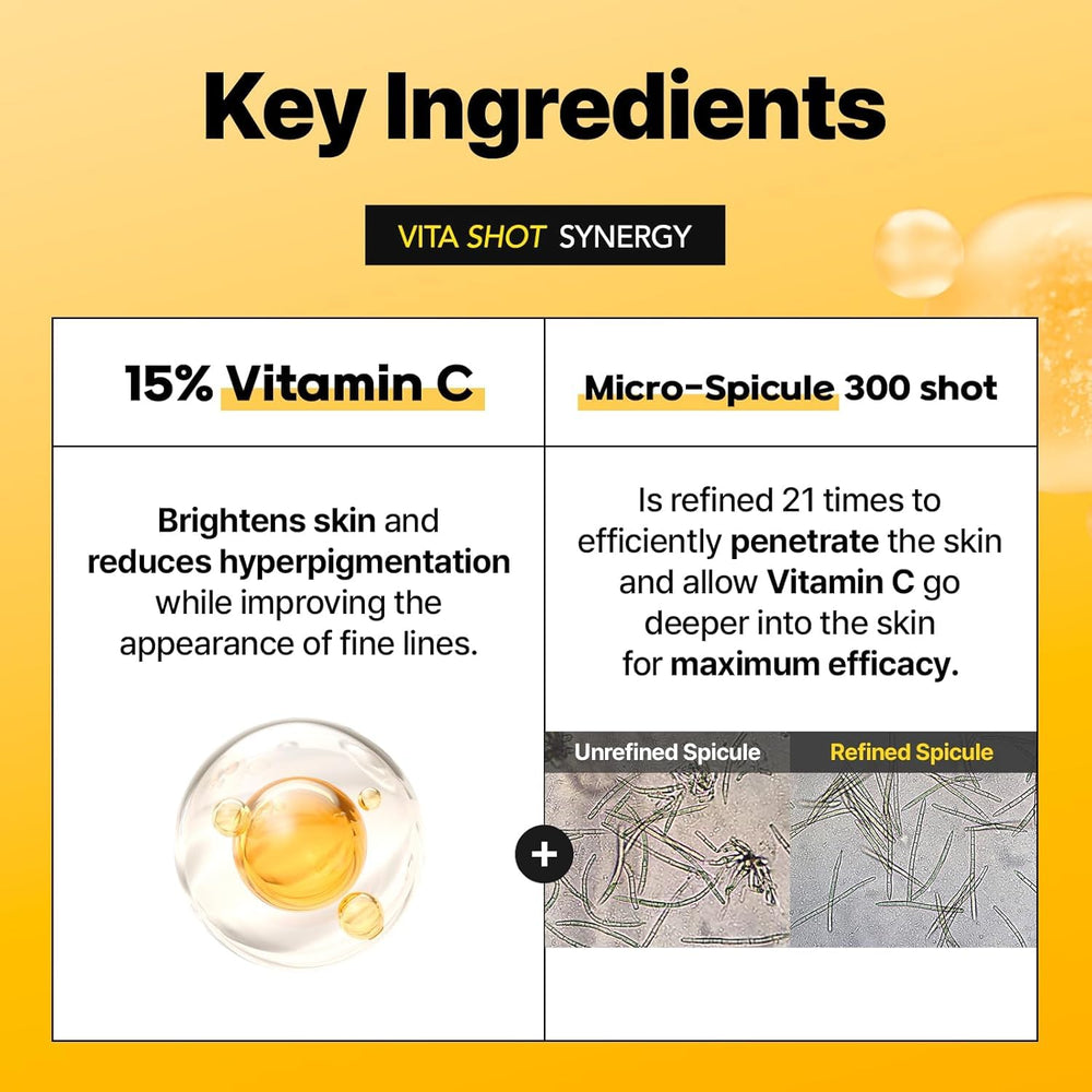Cell Fusion C Toning C Vita Shot Ampoule demonstrates dermatologist-tested gentleness for sensitive skin.