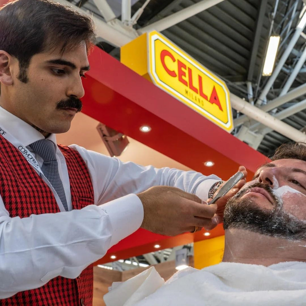 Cella Milano almond scent enhances your shaving ritual with a refreshing aroma.