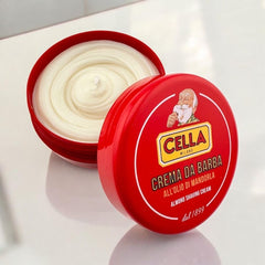 Cella Milano lather in a bowl demonstrates creamy texture for a comfortable glide.