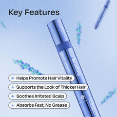 Celladix roll-on applicator delivering precise, cool massage for targeted scalp comfort