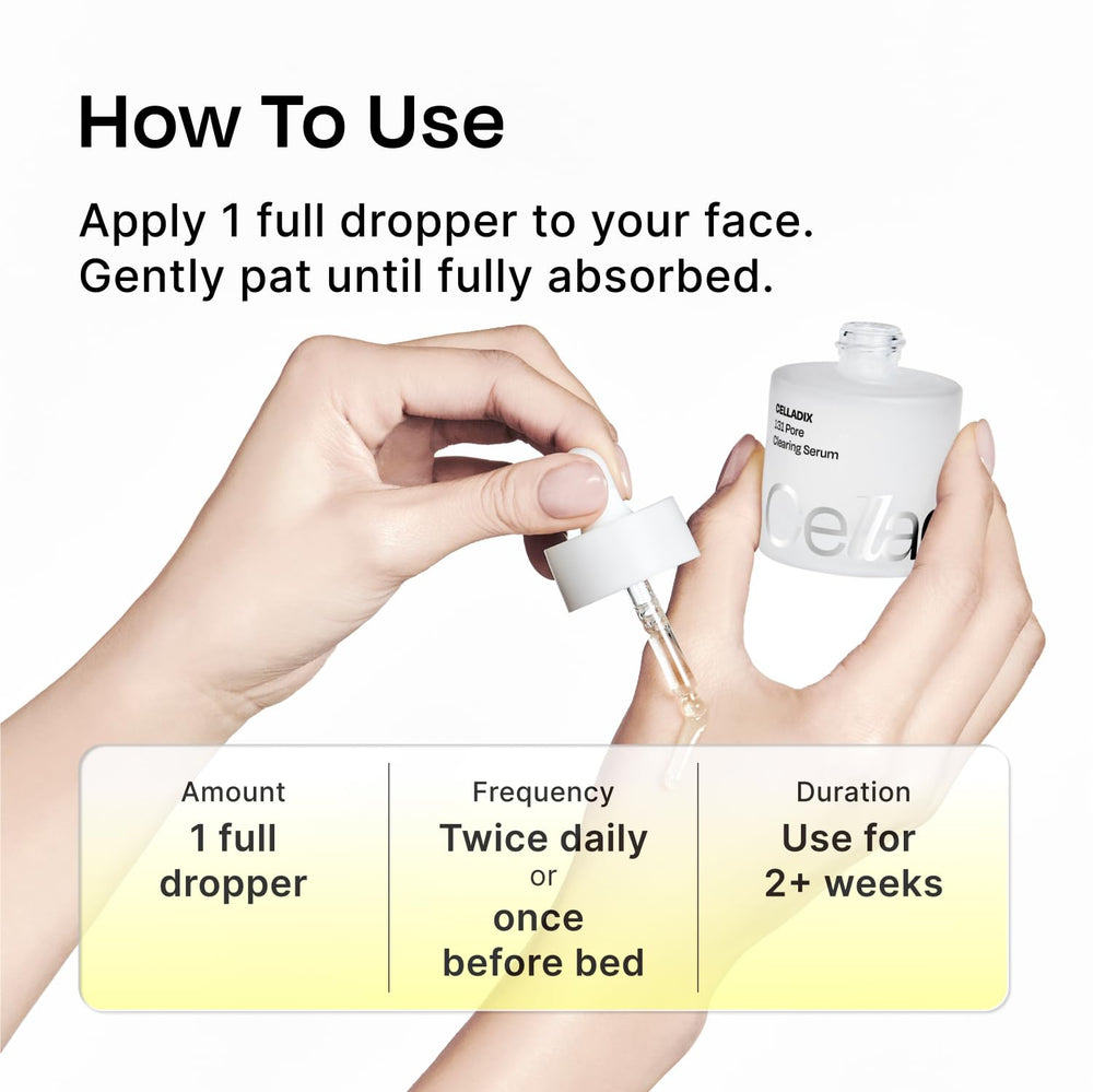 Celladix Sebum Rebalancing Rx 131 Ampoule delivers quick absorption without heaviness.