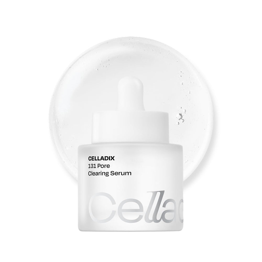 Celladix Sebum Rebalancing Rx 131 Ampoule bottle closeup highlights its oil-control formula.