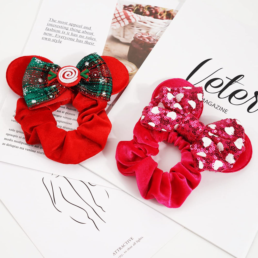 CellElection shocking pink scrunchie makes bold hairstyles for parties and outings.