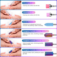 Cellentool tungsten carbide bits for fast acrylic removal and surface smoothing