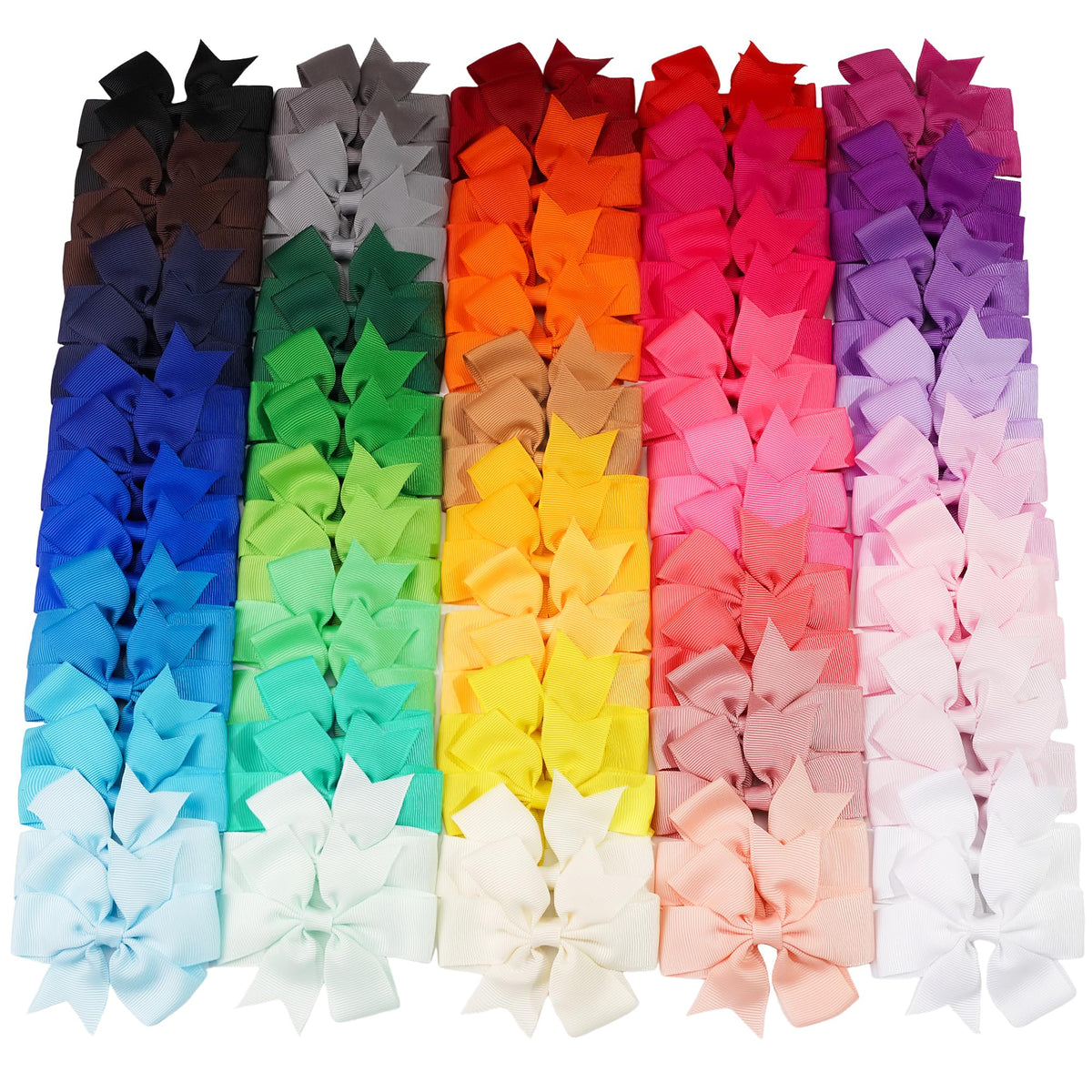 CÉLLOT pinwheel bows close-up, 3.5-inch size for versatile daily wear.