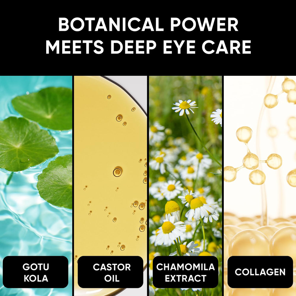 CÉLOR under-eye patches collagen-centella detail highlights nourishing ingredients