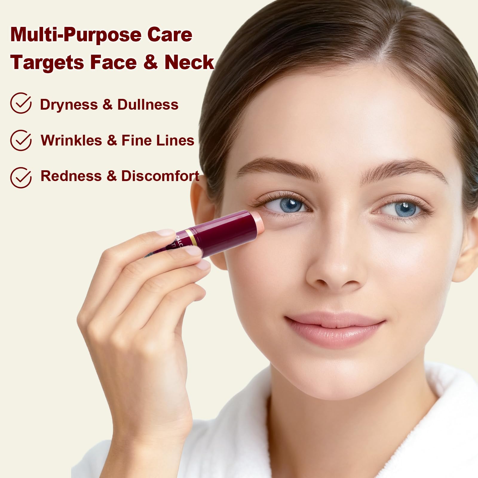 Celuriane Calcium Multi Balm Stick packaging highlighting travel-friendly design.