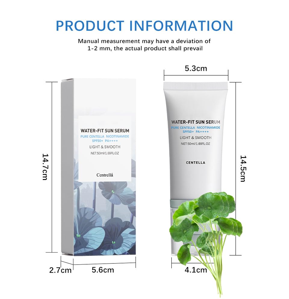 Centella Sunscreen suitable for all skin types during outdoor activities.
