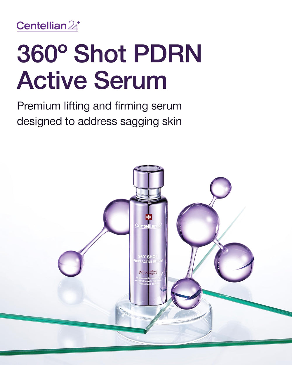 Centellian 24 serum texture swatch conveys lightweight hydration without a greasy residue.