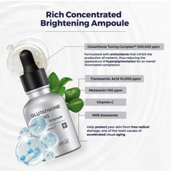 Centellian 24 glutathione-toning-ampoule packaging showcasing premium derma-cosmetic care for daily protection.