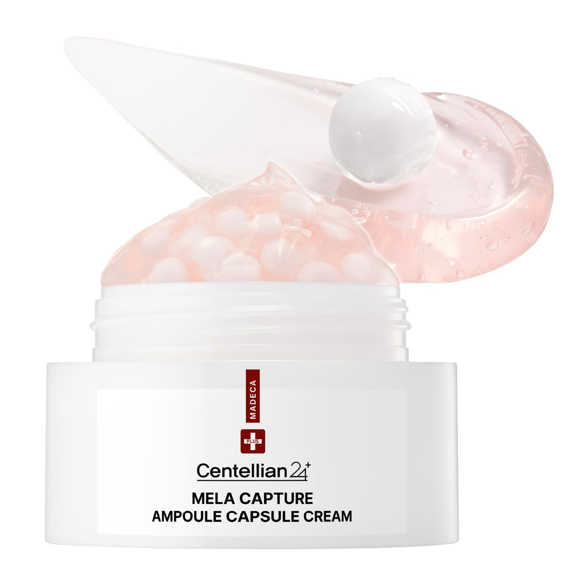 CENTELLIAN 24 Madeca Mela Capture Ampoule Capsule Cream bottle pour supports daily hydration and radiant skin.