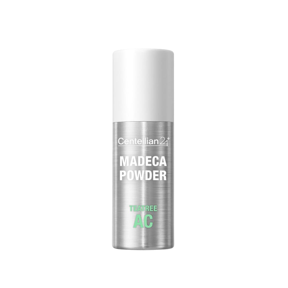 Centellian 24 Madeca Powder Tea Tree AC dual-pack for targeted oil control and blemish soothing.