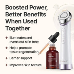 Centellian 24 ampoule with retinol and pan marigold oil for youthful appearance.