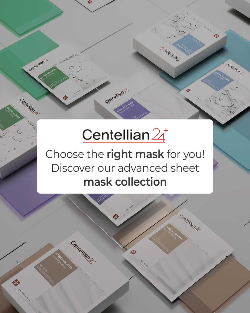 CENTELLIAN 24 Madeca Mask 20-pack convenience for at-home weekly self-care rituals.