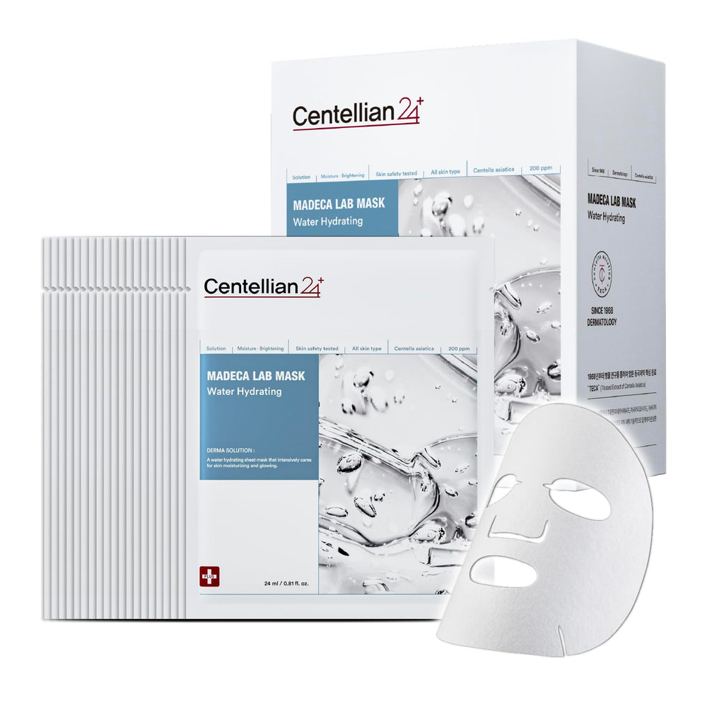 CENTELLIAN 24 Madeca Mask packaging shows hydrating formula for deep moisture.