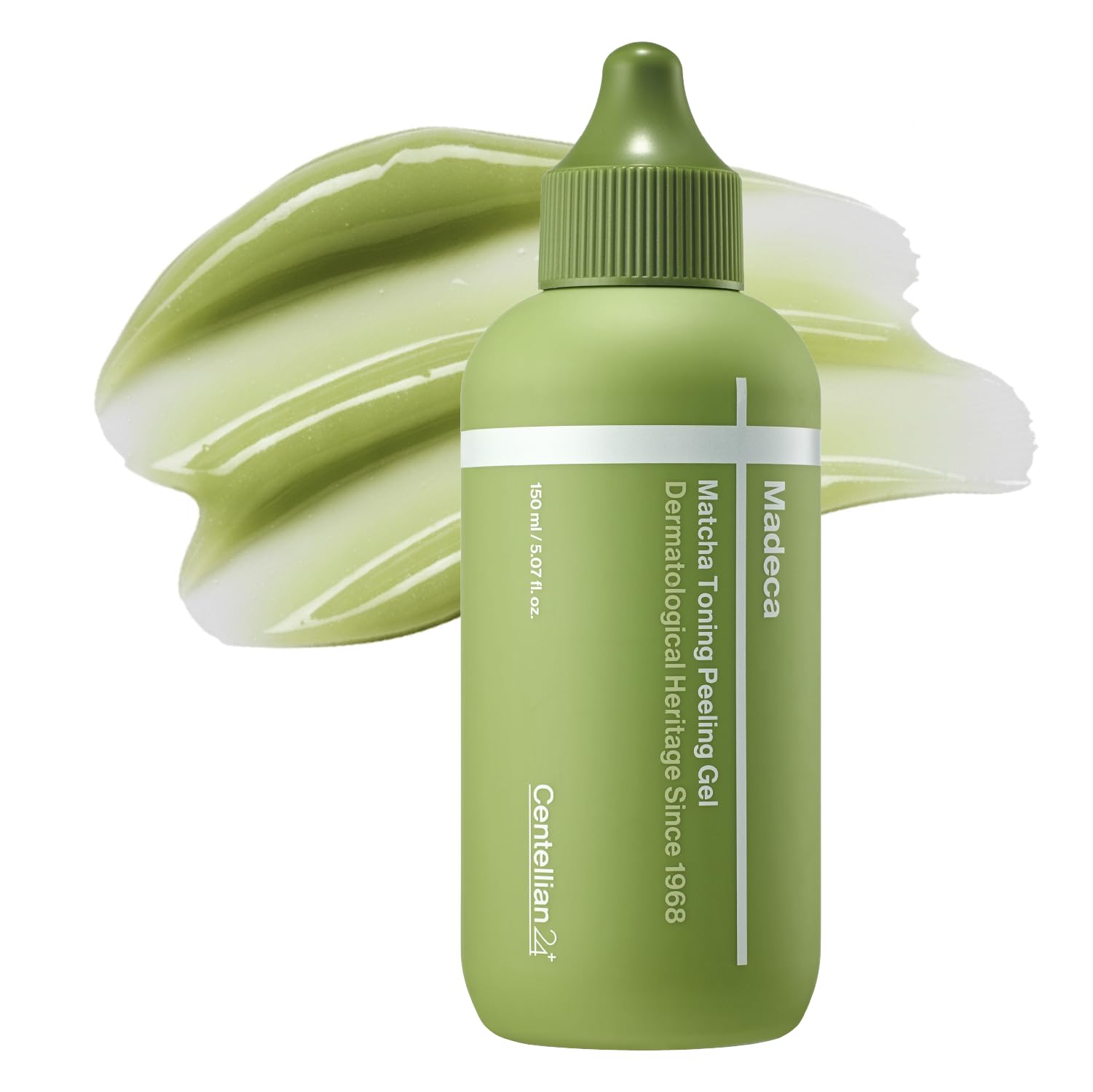 Centellian 24 Madeca Matcha Toning Peeling Gel bottle promises gentle exfoliation for smoother skin.