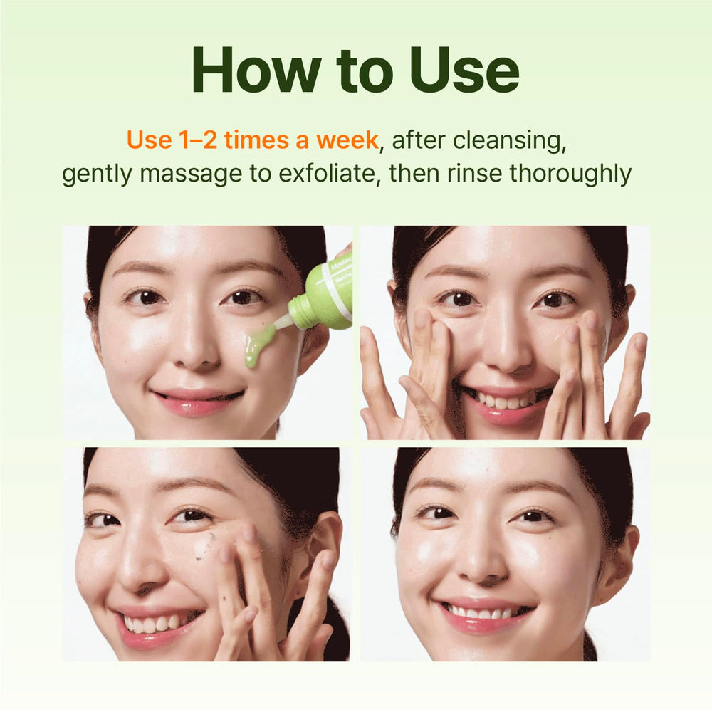 Centellian 24 Madeca Matcha Toning Peeling Gel close-up suggests a refreshed complexion.