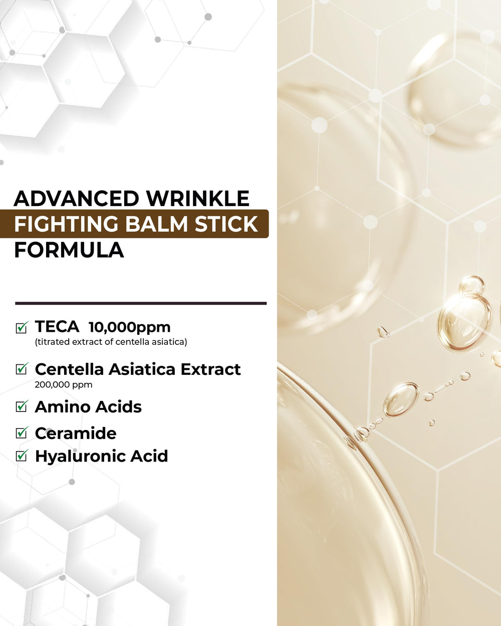 Centellian24 Micro Steam Ironing technique creates a silky, non-sticky finish.
