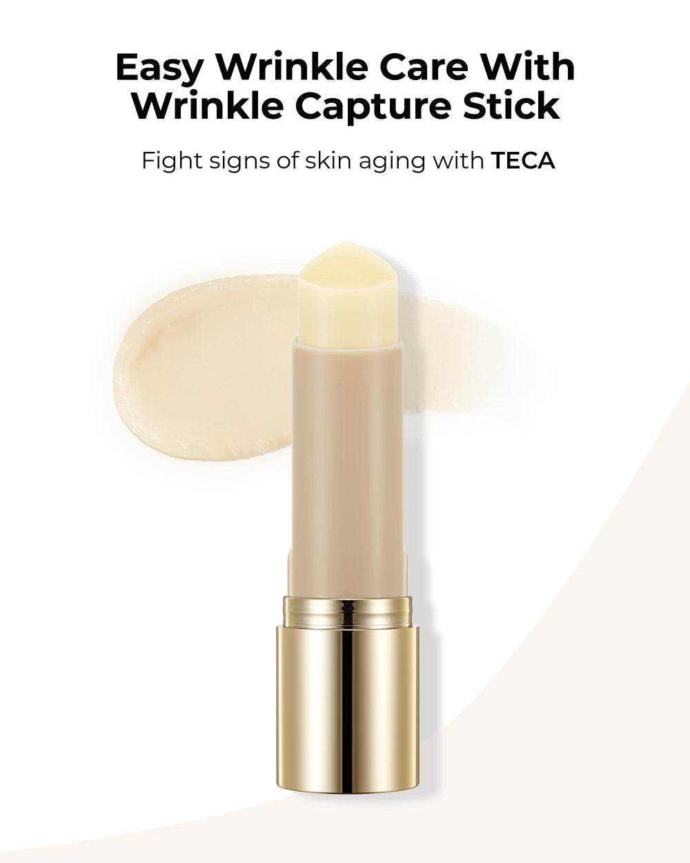 Centellian24 Madeca Wrinkle Capture Stick around smile lines for subtle smoothing potential.
