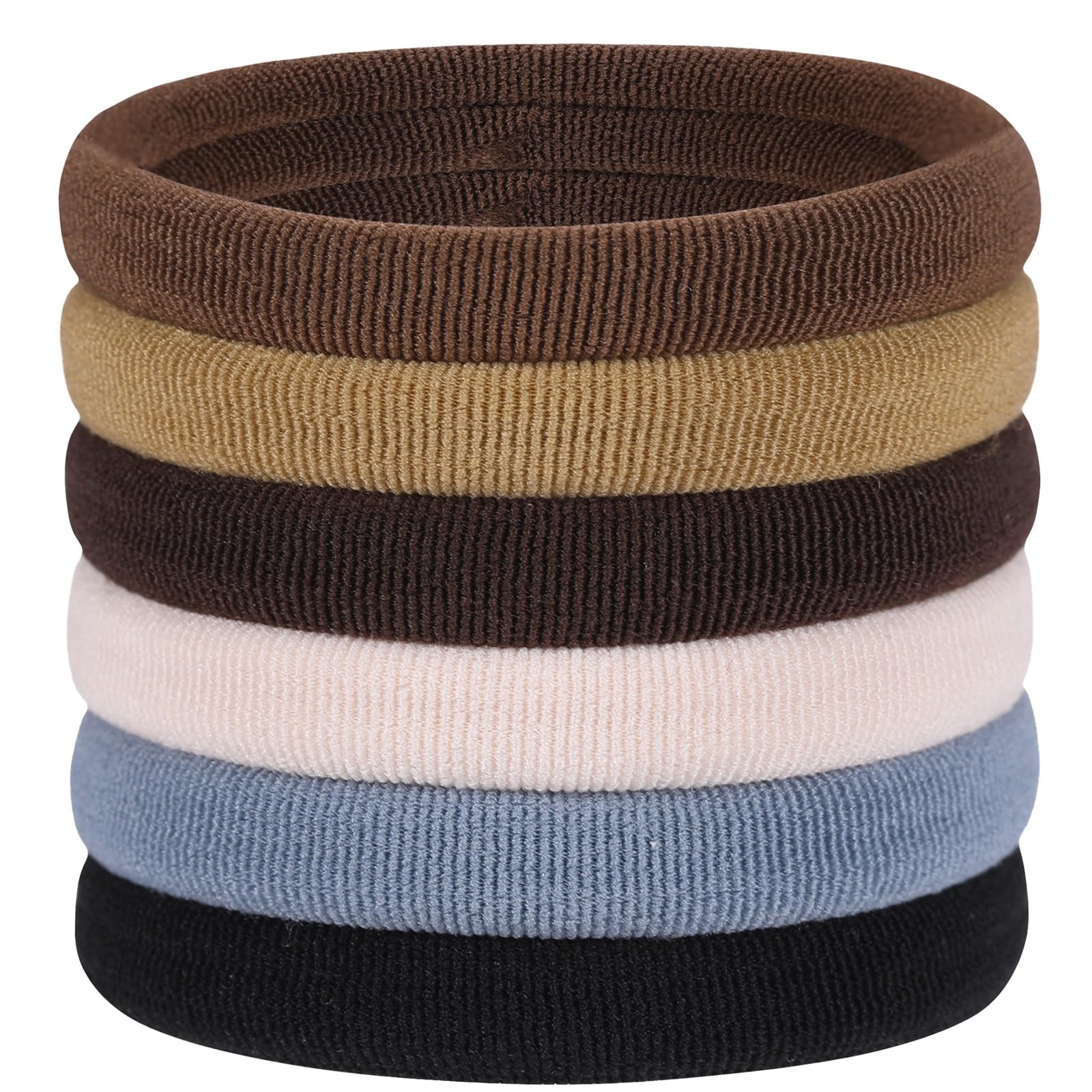 CENTSTAR 60pcs neutral hair ties set for versatile styling and secure hold