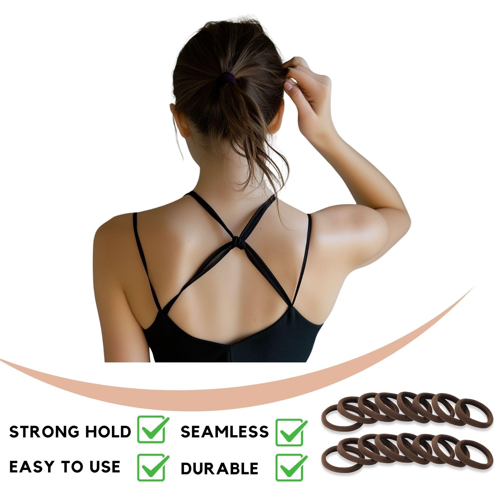 CENTSTAR gentle-hold no-damage ties prevent pulling during busy mornings.