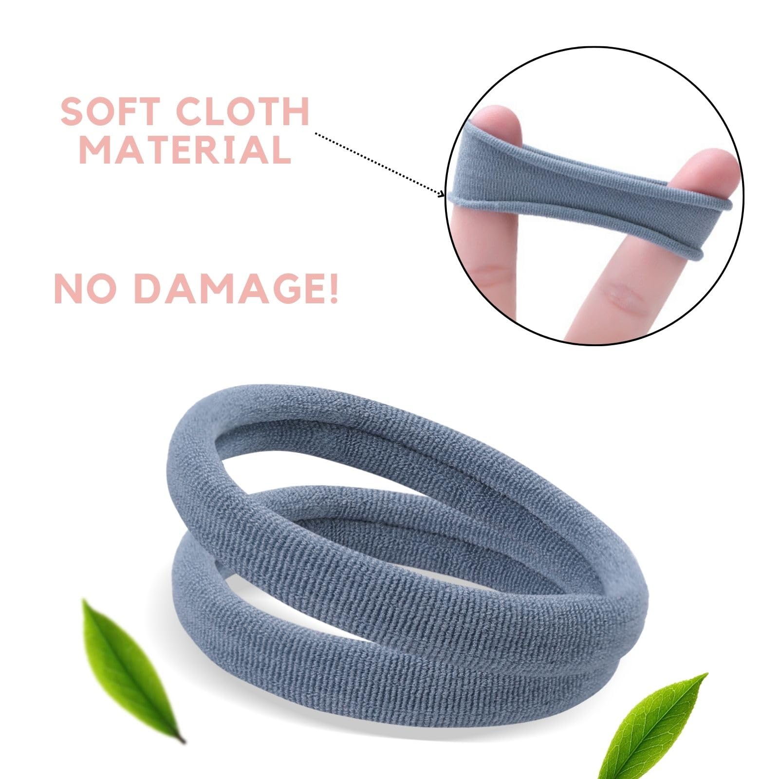 CENTSTAR thick-hair pony-tail holders provide secure crease-free lifts during workouts