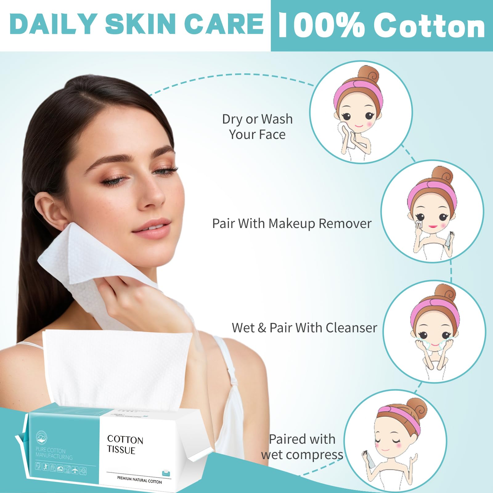 CenYouful baby-care friendly towel suitable for gentle, safe cleaning for little ones.