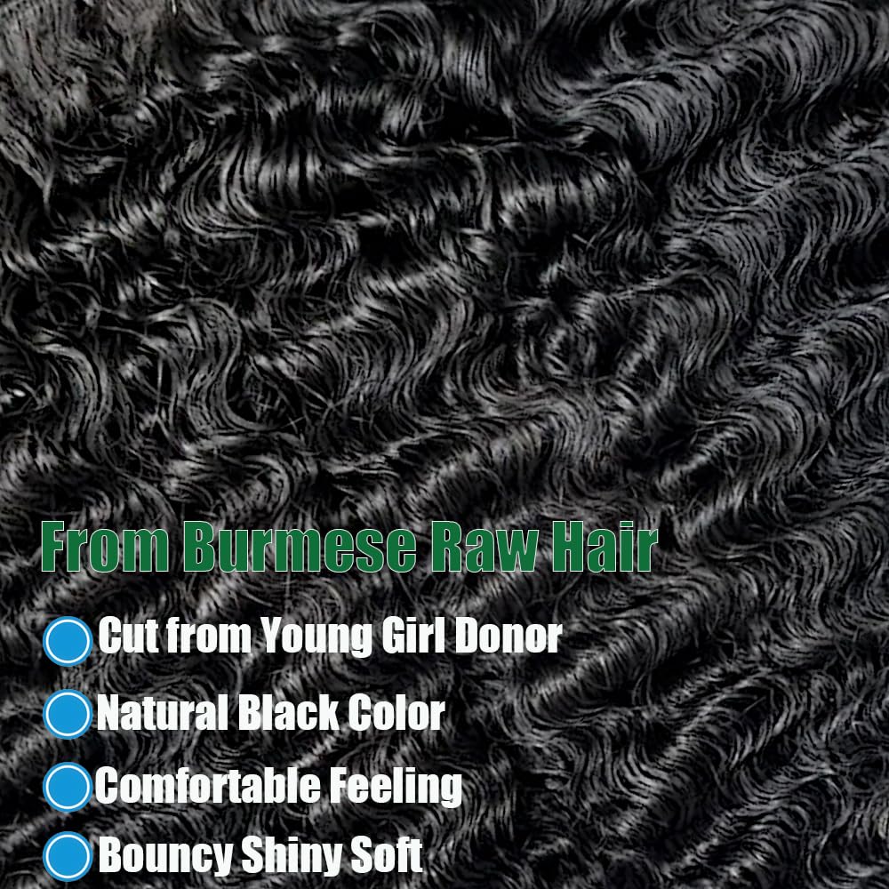 Ceoltay 12 inch natural black color close-up that blends seamlessly with real hair.
