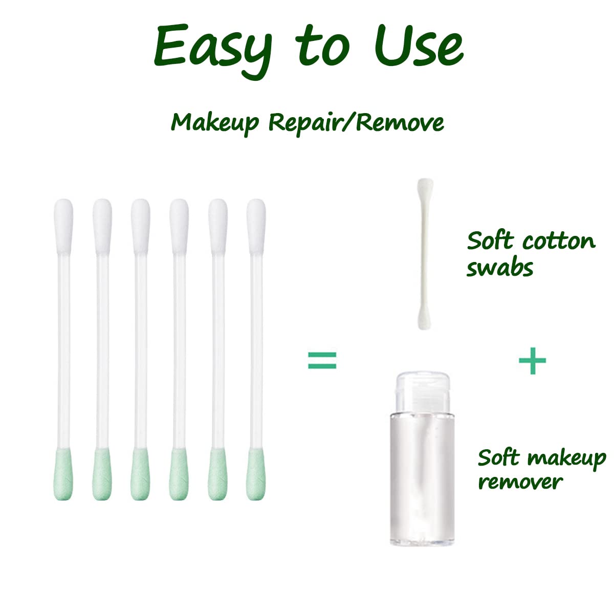 Ceonam cotton makeup remover swabs pocket-carry showcases portable beauty tool for travel