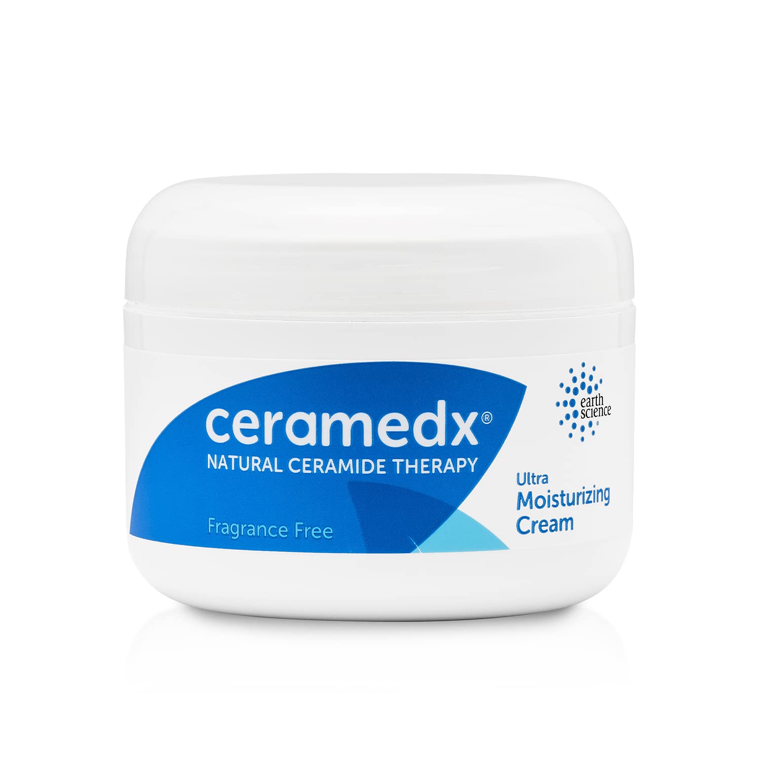 Ceramedx ceramide cream texture showing rich, non-greasy hydration
