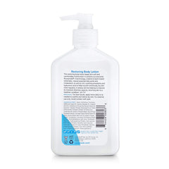 Ceramedx Restoring Body Lotion texture close-up showing non-greasy quick absorption for hydrated skin