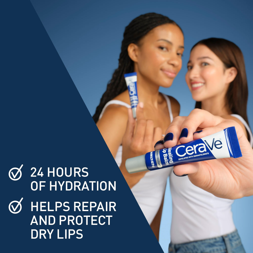CeraVe close-up petrolatum sheen highlighting protective moisture lock