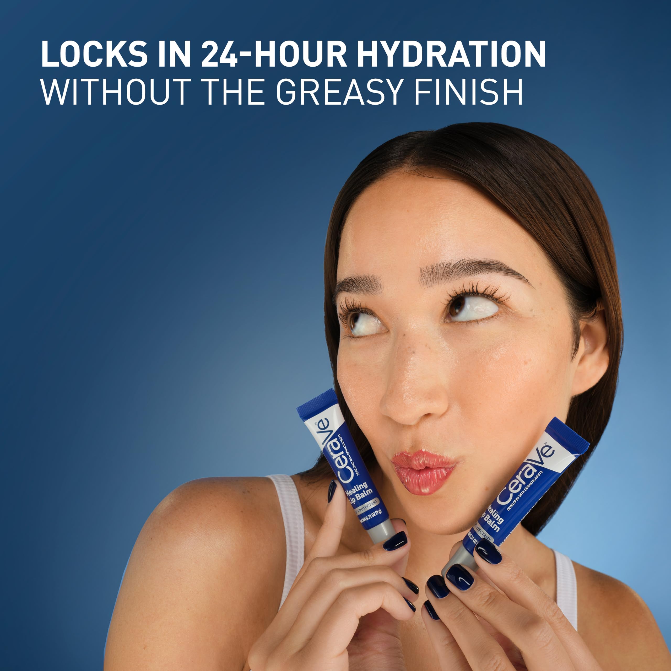 CeraVe tube held in hand to show 0.7 oz size and travel-friendly benefit