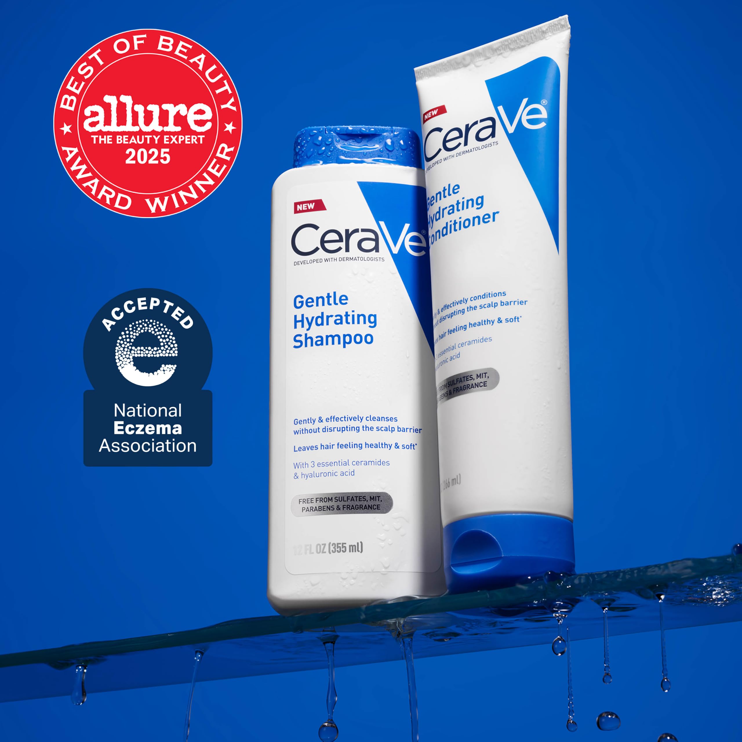 CeraVe bottle and pump closeup showing readable label and easy dispensing