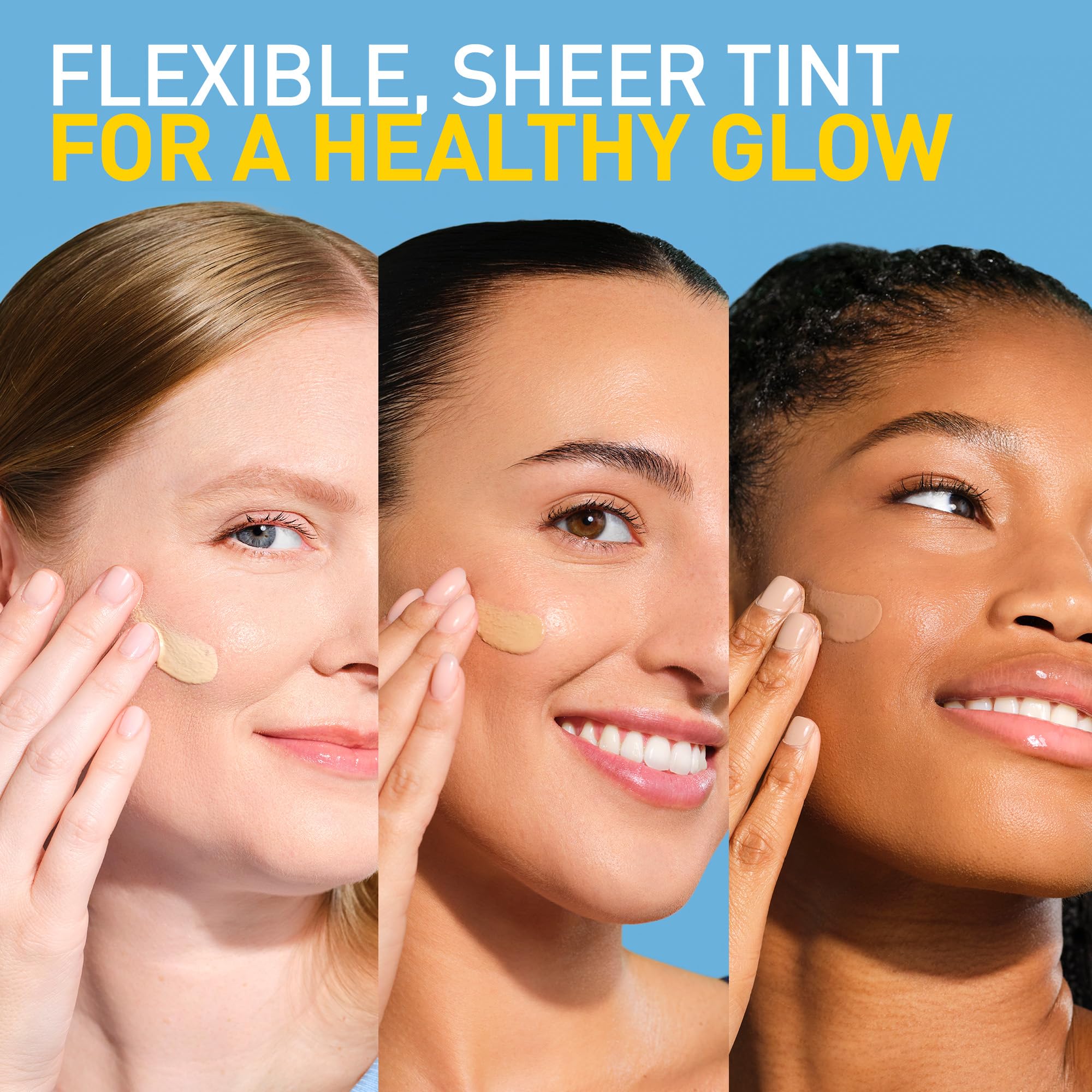 CeraVe applied outdoors showing daily sun protection in daylight