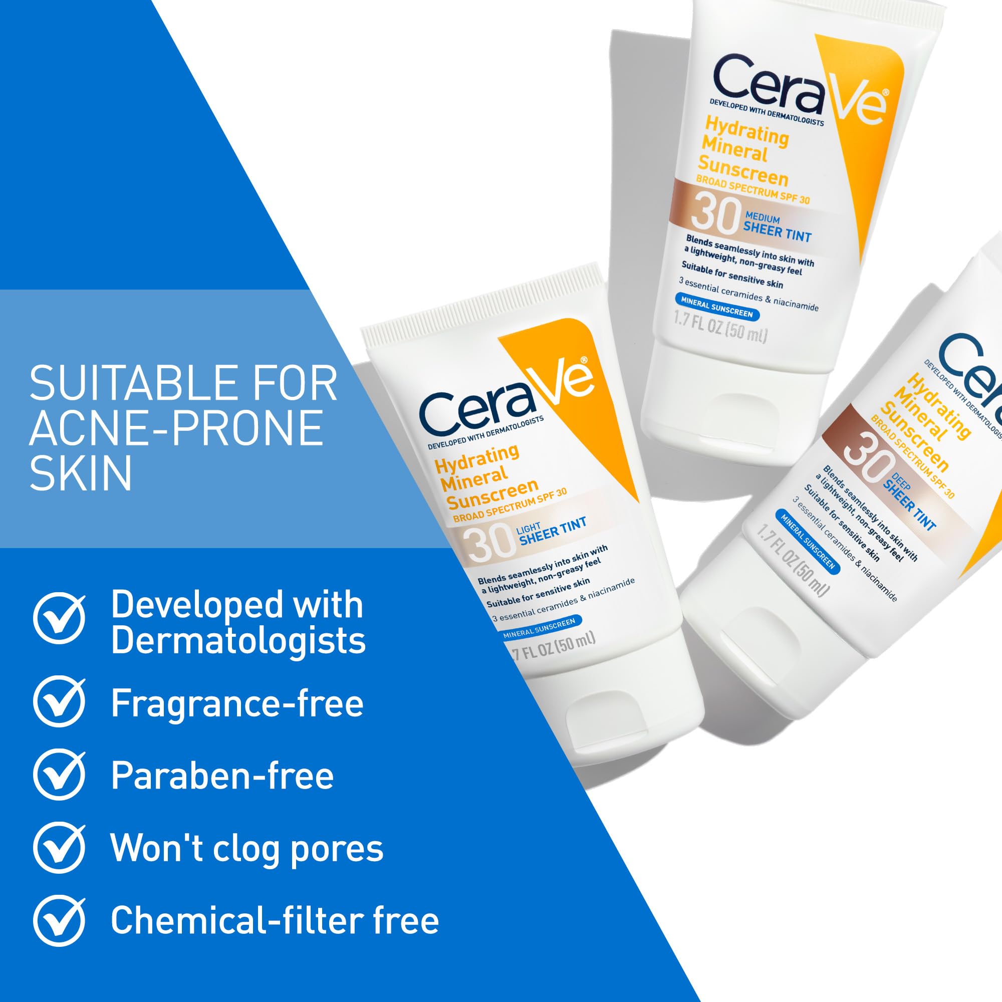 CeraVe tube next to everyday items showing compact 1.7 oz size