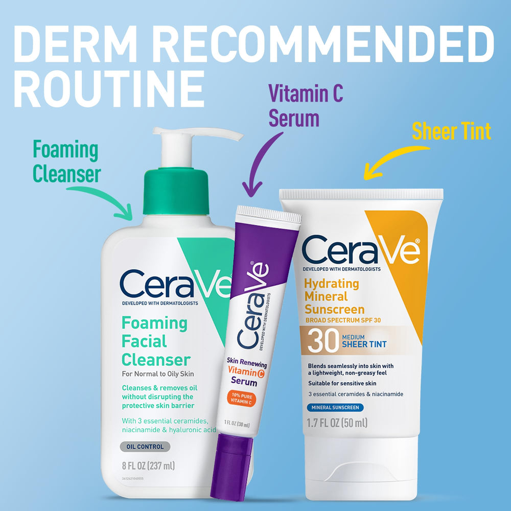 CeraVe used under makeup as primer for smoother foundation application