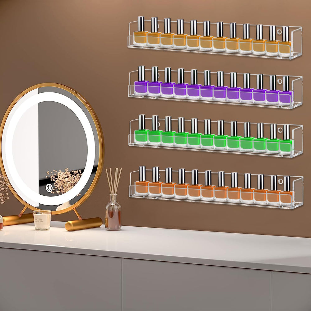 Cerpourt clear display keeps clippers and palettes within easy reach during services.