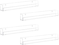 Cerpourt nail polish rack with mounting hardware ensures a sturdy wall display.