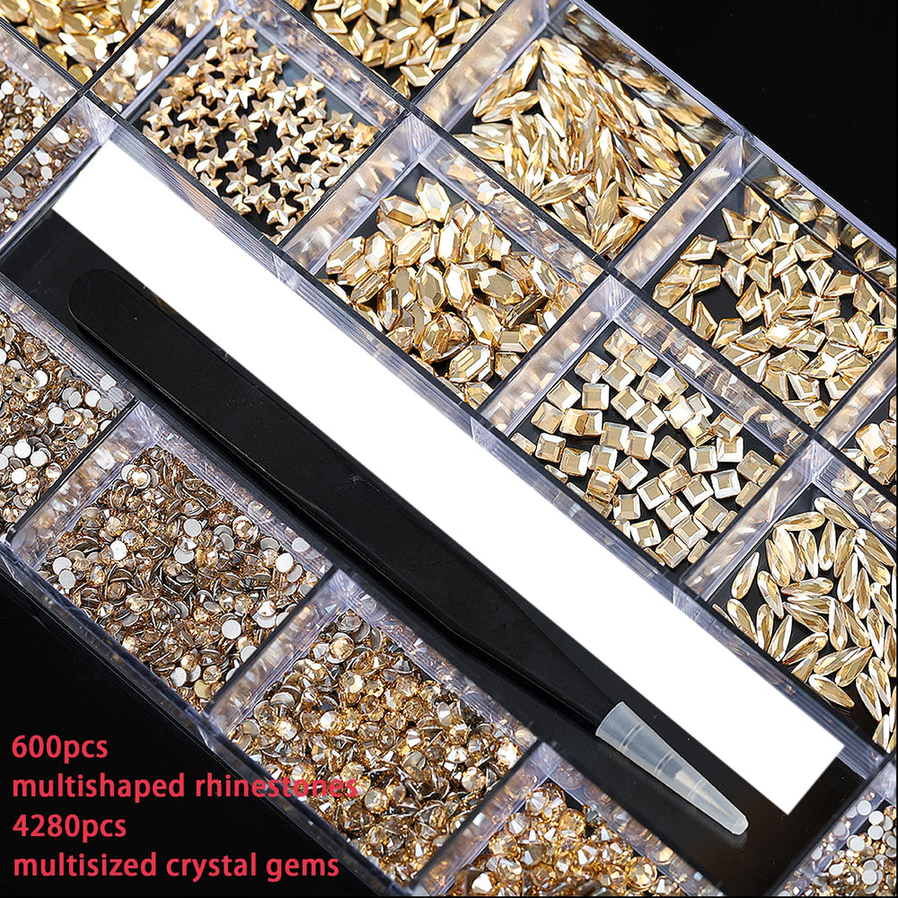 CESUSME storage box rhinestones kit portable organized for on-the-go use
