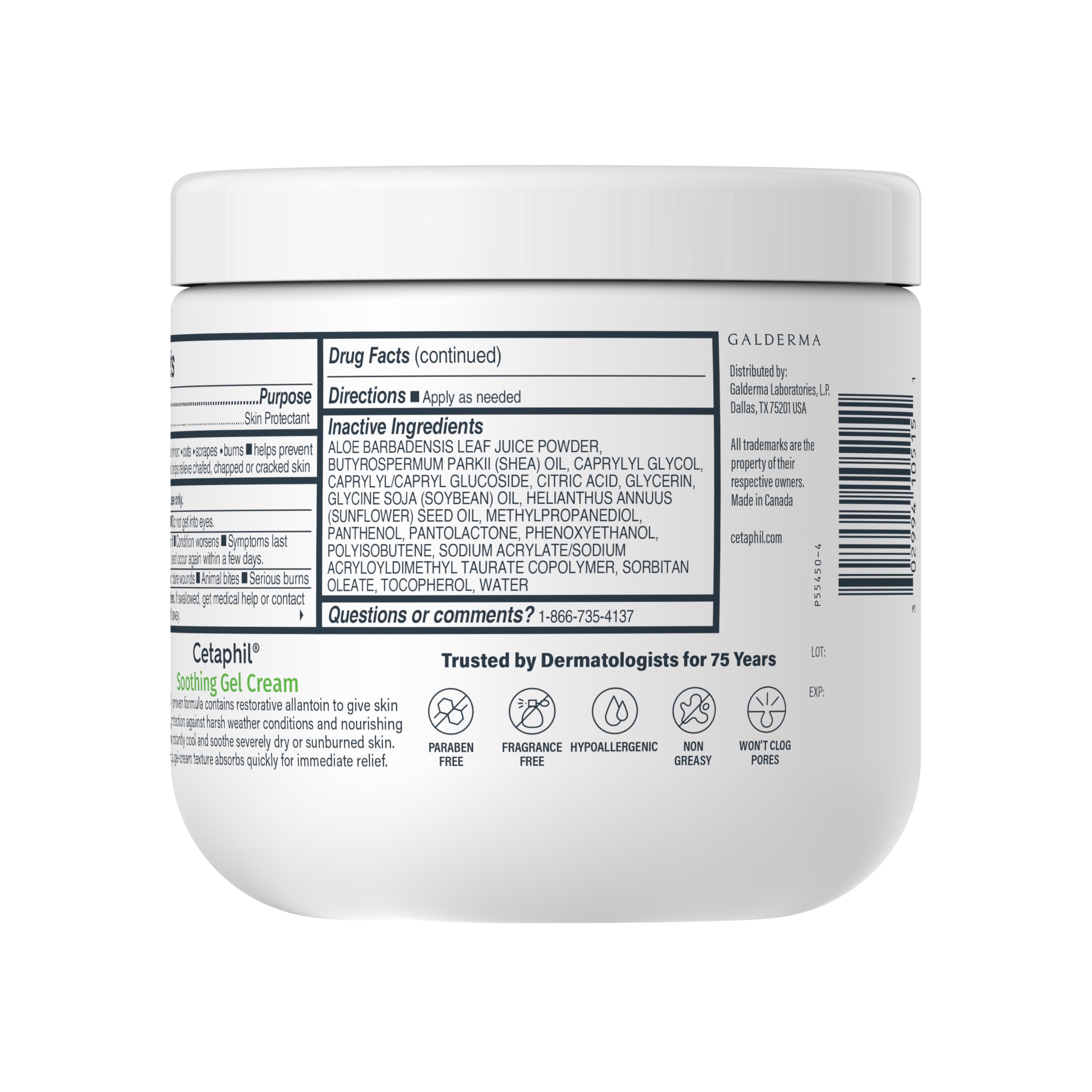 Cetaphil gel-cream for sensitive skin glides on during morning routine.
