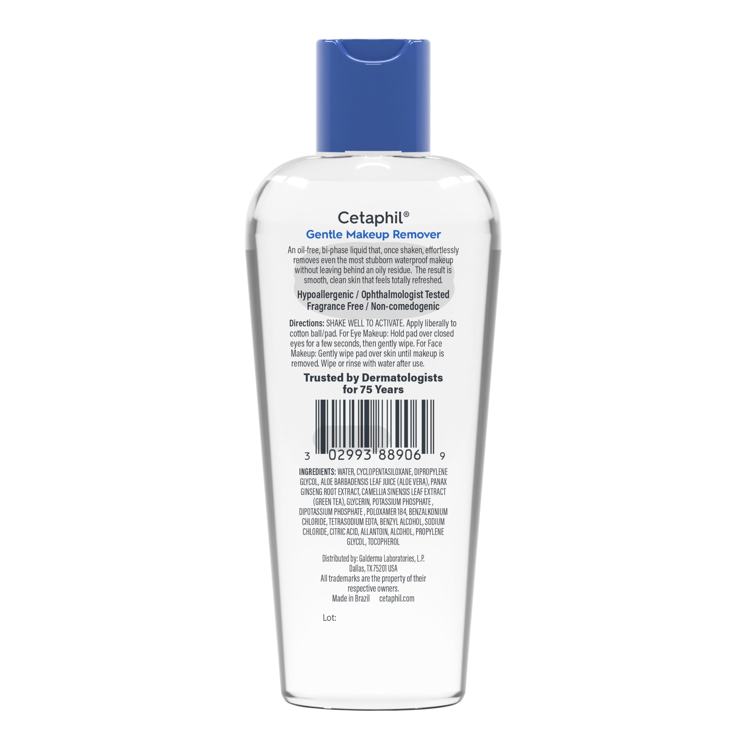 Cetaphil bottle staged in bathroom to suggest daily routine ease