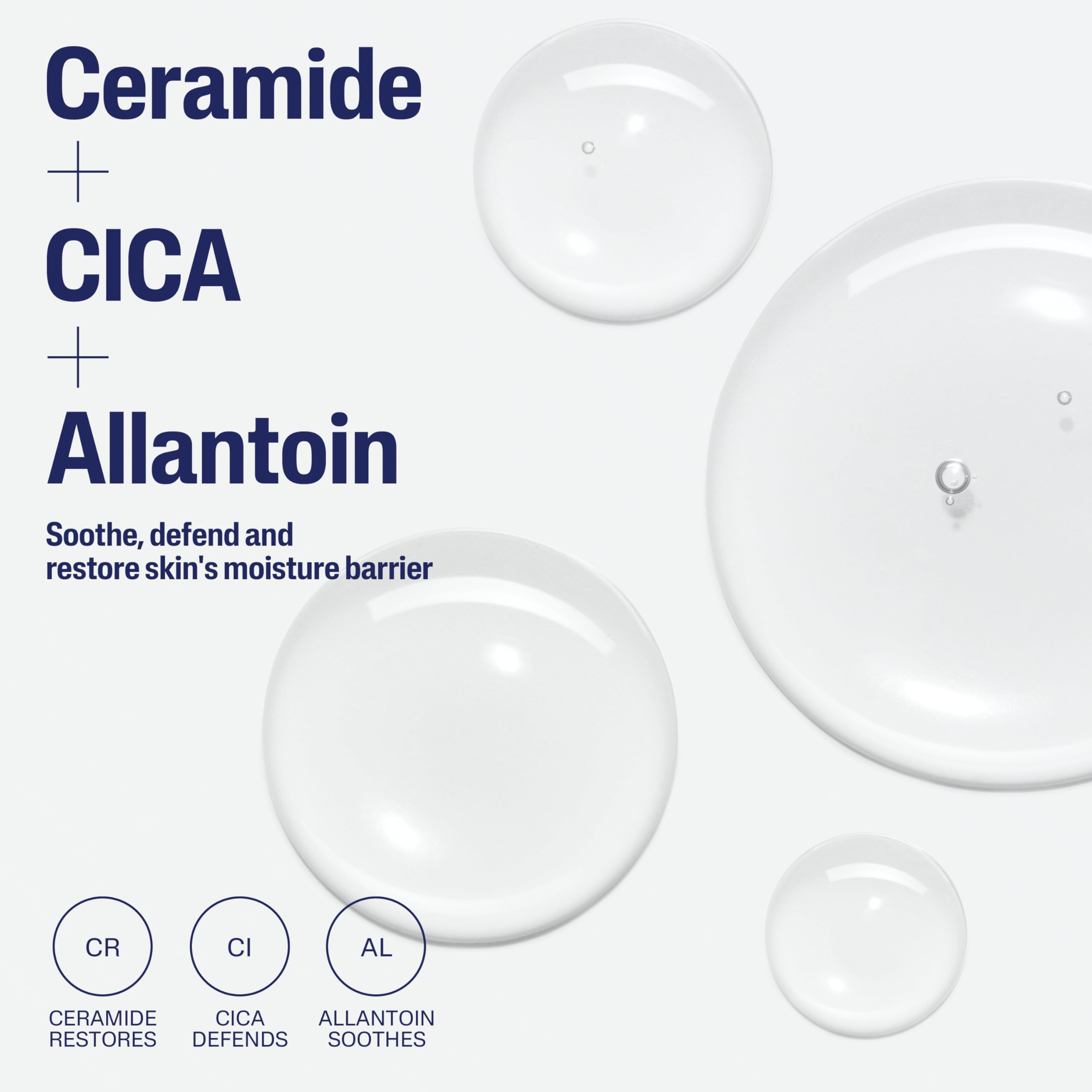 Cetaphil Ceramide Serum packaging shown fragrance-free formula suitable for sensitive skin routines.