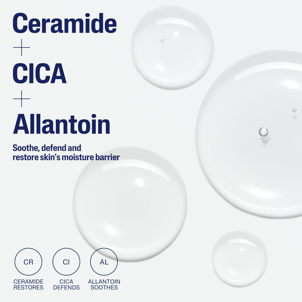 Cetaphil Ceramide Serum packaging shown fragrance-free formula suitable for sensitive skin routines.