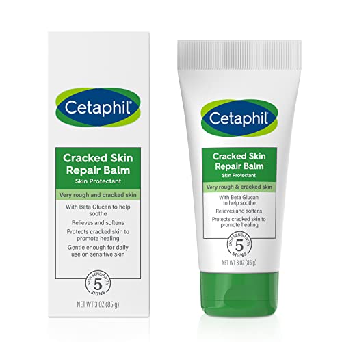 Cetaphil Cracked Skin Repair Balm application on hand demonstrates quick soothing relief.