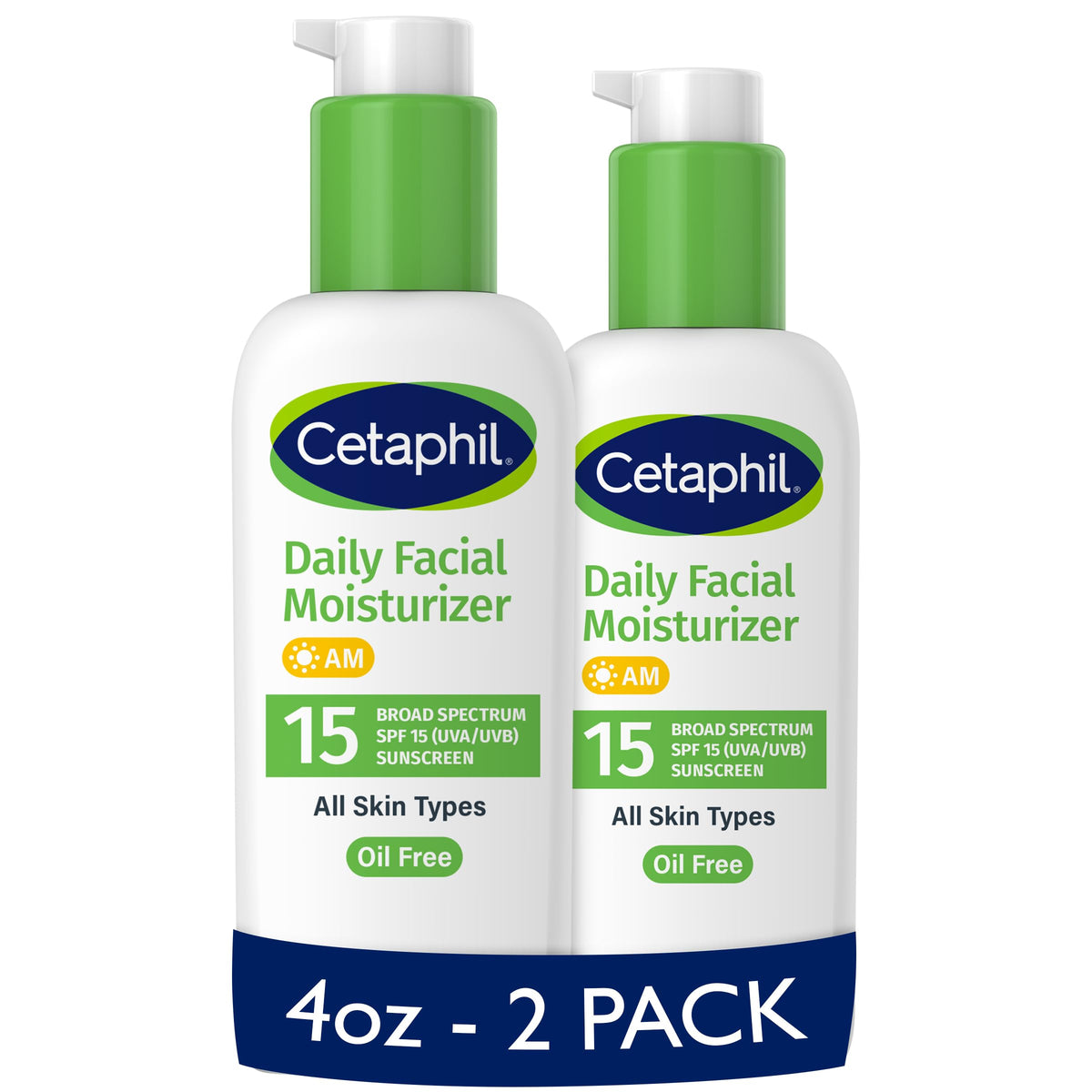 Cetaphil Daily Moisturizer SPF 15 bottle for daily hydration and sun protection.