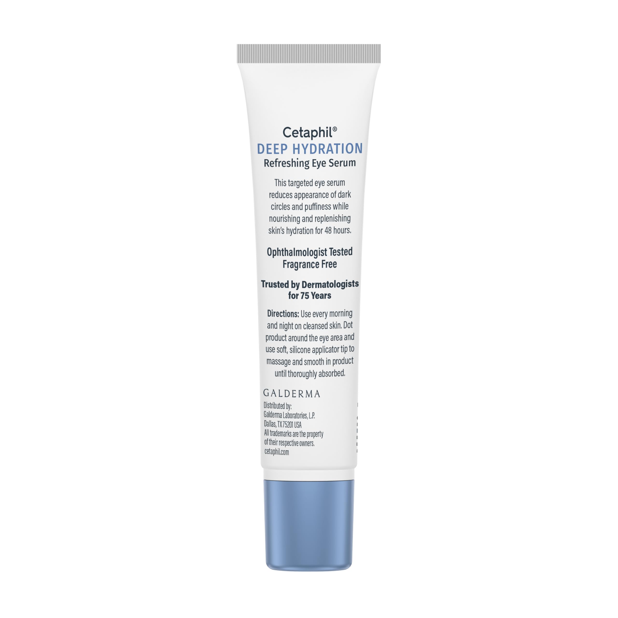 Fragrance-free badge on Cetaphil Deep Hydration Eye Serum
