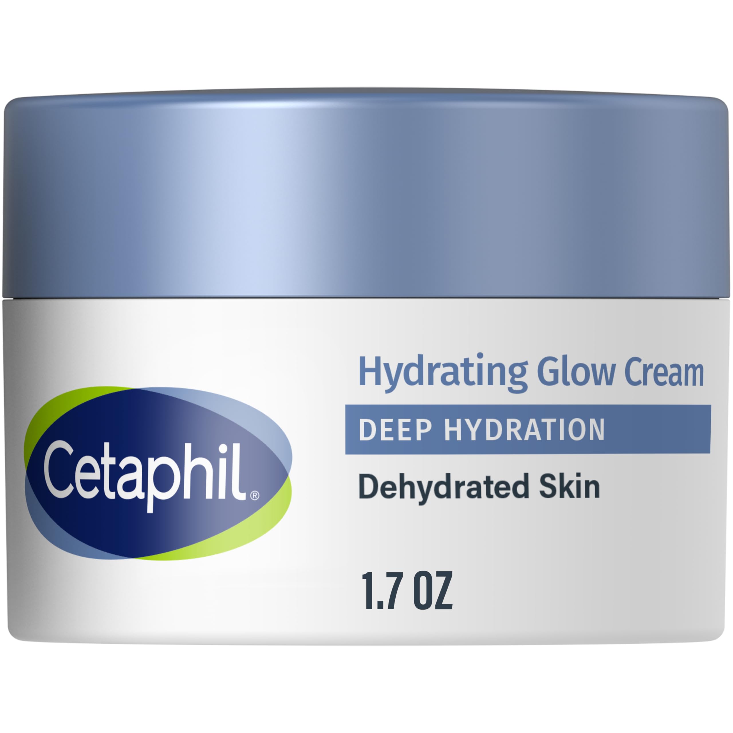 Cetaphil Deep Hydration cream bottle demonstrates fragrance-free daily care for sensitive skin