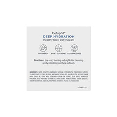 Cetaphil Deep Hydration cream jar shows creamy, non-greasy texture for hydration