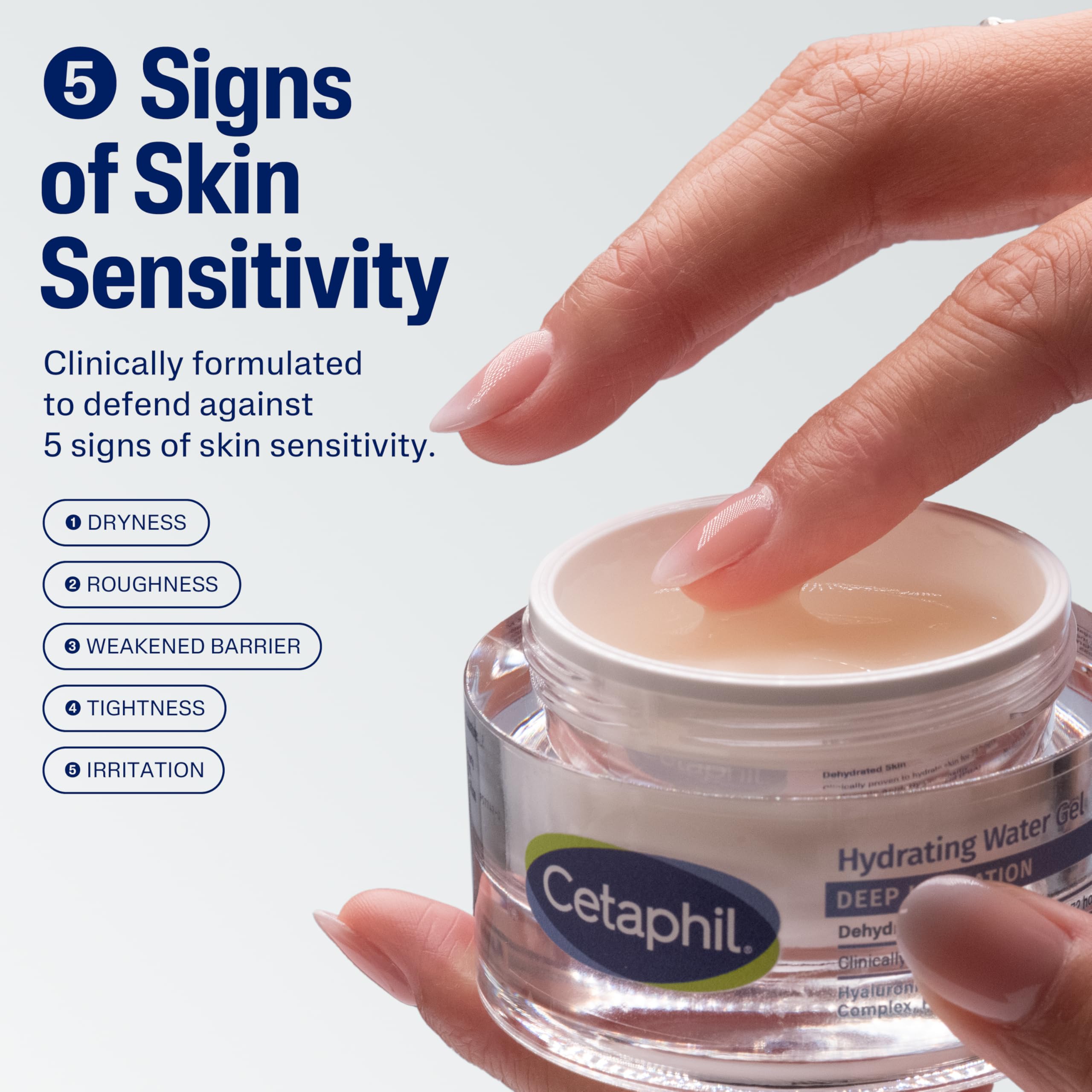 Cetaphil Deep Hydration Water Gel in a daily routine for morning hydration.
